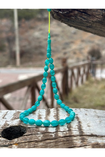 TESBİHSARAYI علبة خشبية خاصة - مسبحة صلاة كهرمانية، كهرمان نار، مسبحة صلاة، ق...