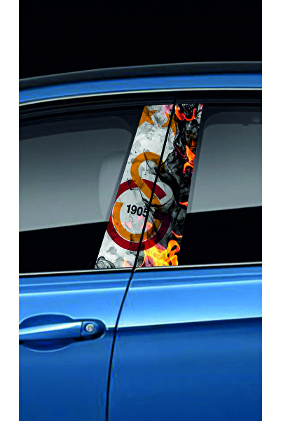 NEON Dijital Baskı Merkezi Araç Kapı Direk Kaplama Folyosu (Sağ Sol Takım) (2 Adet) - 22x52 Cm