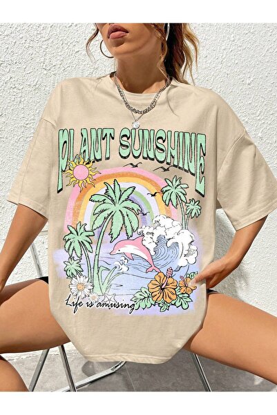 Adrift تصميم الرسوم المتحركة والجرافيك تي شيرت كبير الحجم سلسلة الرسوم المتحر...