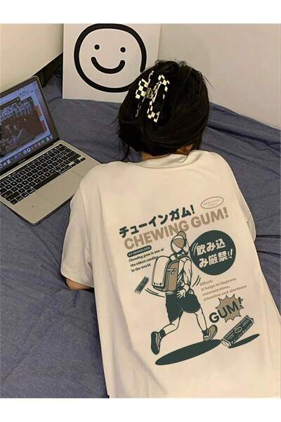 donamod تصميم الرسوم المتحركة والجرافيك تي شيرت كبير الحجم سلسلة الرسوم المتح...