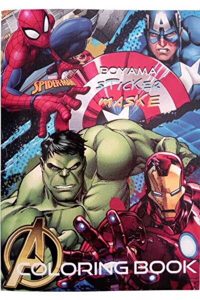 booddie Marvel Avengers -Iron Man-Spıderman-Thor-Hulk-Captain America Karekte...