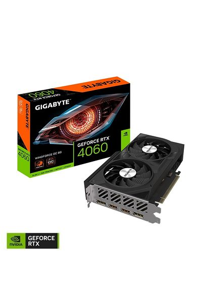Gigabyte Rtx4060 Windows 8Gb Gv-N4060Wf2Oc-8Gd Gddr6 128Bit Graphics Card