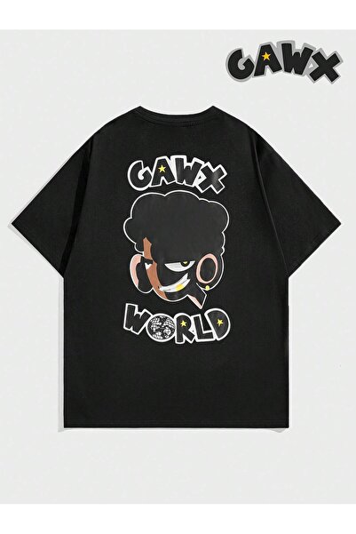 donamod تصميم الرسوم المتحركة والجرافيك تي شيرت كبير الحجم سلسلة الرسوم المتح...