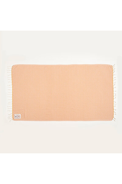 Zsa Zsa Zsu Baklan Saçaklı İplik Boyalı Pamuk %100 Pamuk Peştamal 90x170 Cm Sarı