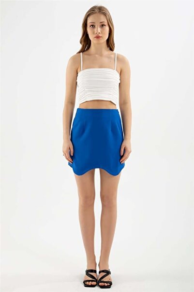 Modaset Асиметрична спідниця синя