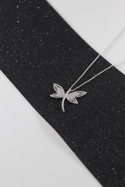 Parmas Design Kadın Gümüş Yusufçuk Tasarım  Kolye