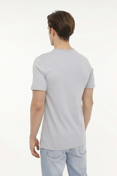 Kinetix M-sn234 Bsc Raw Edge 4fx Men's Short Sleeve T-shirt Gray