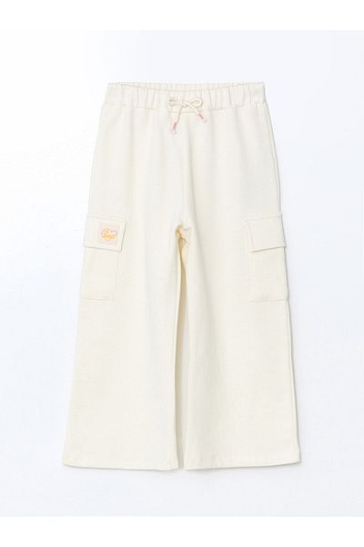 LC Waikiki Girl's 3 Thread Pants with Elastic Waist