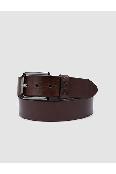 Cabani 100% Genuine Leather Brown Men's Classic Belt