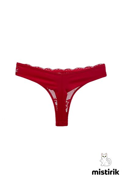 MİSTİRİK Masara Model Thong Chiloți Sportimi Flexibili și Model Roșu