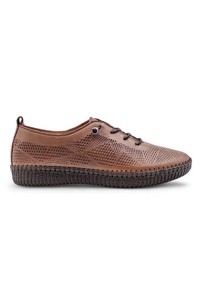 Voyager 7892 Pantofi casual de damă din piele naturală model maro