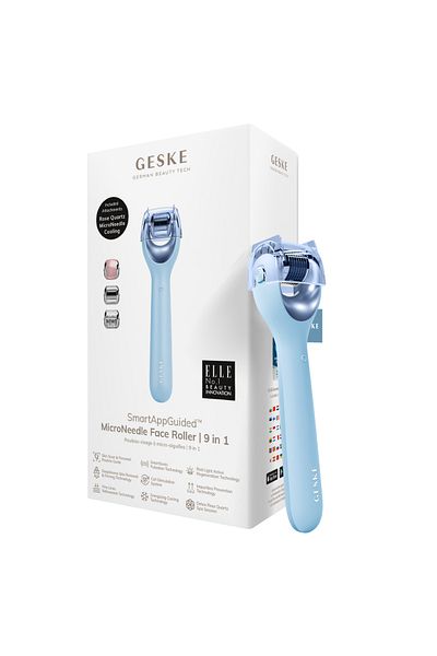 Geske SmartAppGuided ™   MicroNeedle Face Roller - 9 Purpose