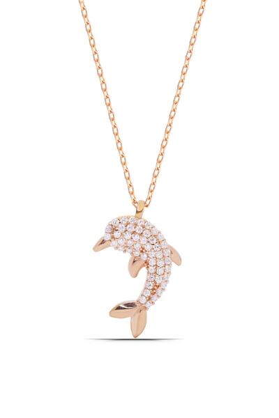 Parmas Design Yunus Balığı 925 Ayar Gümüş Kadın Kolye