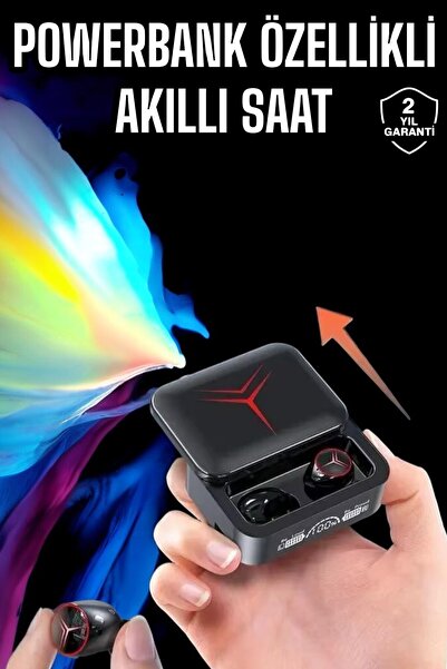 UCUZTEKNO Powerbankli Kulaklık Bluetooth Bağlantılı Çoklu Bağlantı