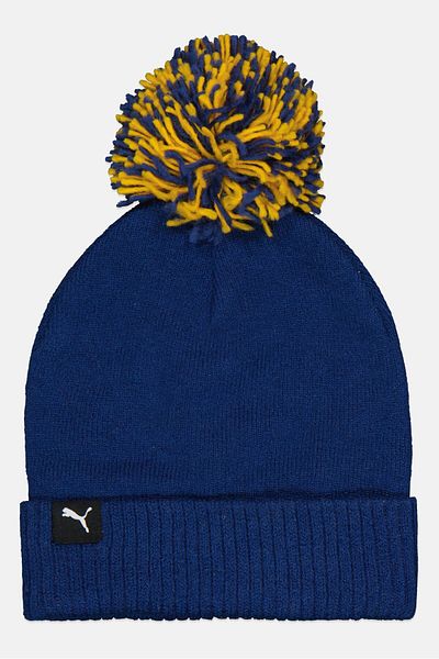 Puma Kids Boy Graphic Printed Beanie, Blue