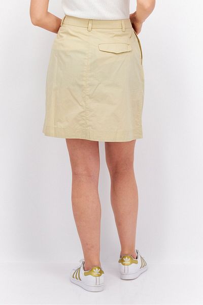 Esprit Women Solid Denim Mini Skirt, Beige
