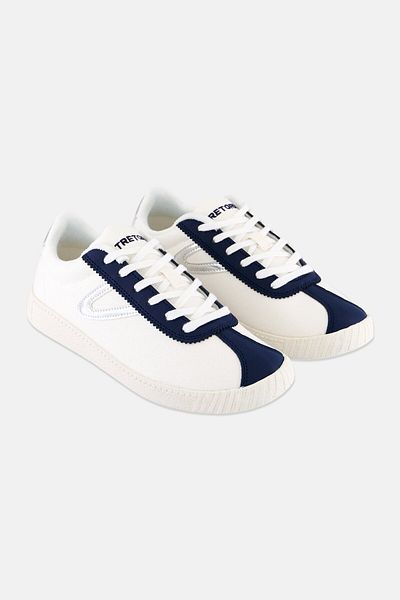Tretorn Women Medium Lace Up Casual Shoes, Navy
