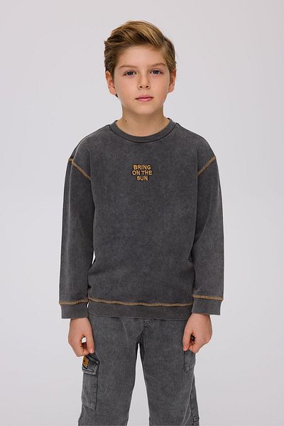 Nebbati Bg Store Антрацитен суичър за момче