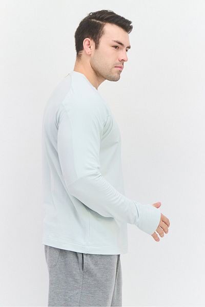Brooks Men Sportswear Fit Long Sleeve Training Sweatshirt, Mint Green