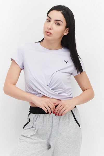 Puma Women Sportswear Fit Short Sleeves Running T-shirt, Lavender