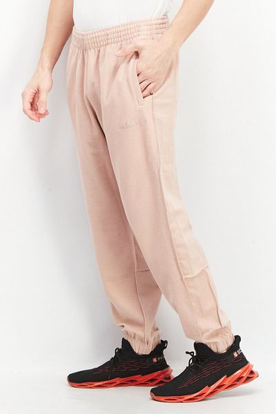 adidas Men Relaxed Fit Embroidered Logo Training Jogger Pants, Old Rose