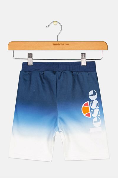 Ellesse Toddlers Boy Embroidered Logo Sport Shorts, Blue Combo