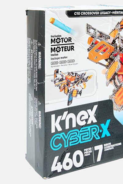 K'nex Knex Cyber-X C10 Crossover Legacy With Motor Blasts, Orange