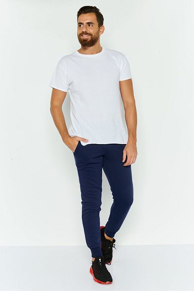 Puma Men Sportswear Fit Brand Logo Jogger Pants, Navy