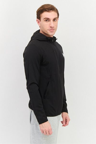 Tapout Men Sportswear Fit Long Sleeve Training Sweatshirts, Black