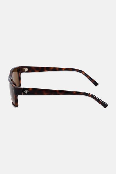 Timberland Men TB9297 Rectangle Sunglasses, Brown