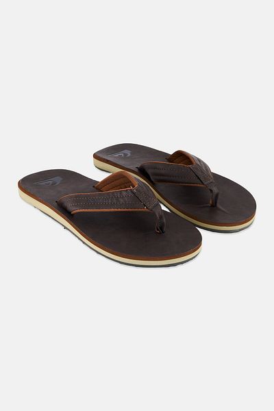 Quiksilver Men Carver Nubuck Slip On Slippers, Brown