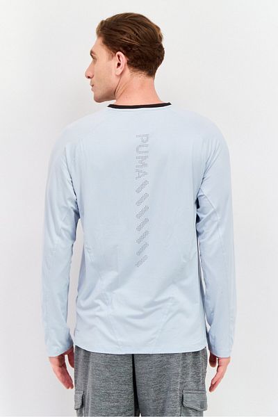 Puma Men Sportswear Fit Running T-Shirt, Sage Blue