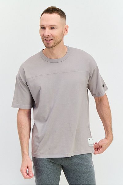 Champion Men Sportswear Fit Short Sleeves Training T-shirt, Light Grey