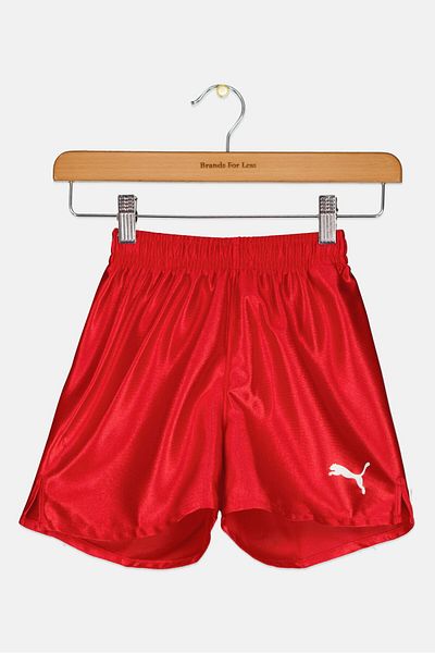 Puma Kids Boy Sportswear Fit Training Shorts, Red