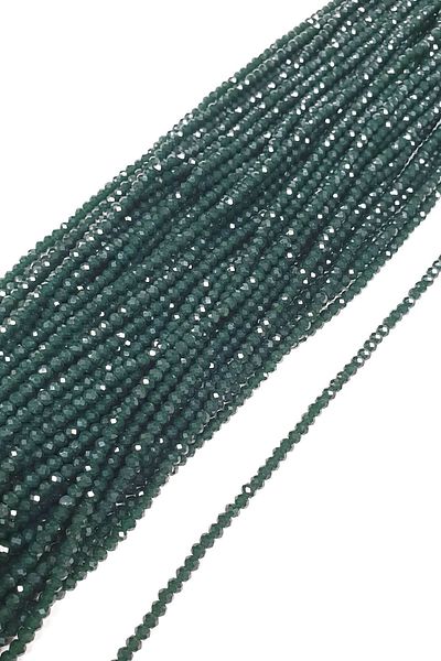 Hayalperest boncuk Dark Matte Green Crystal Bead 4 Mm