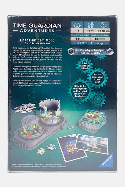 RAVENSBURGER Time Guardian Adventures 3D Puzzle Game, Sage Green