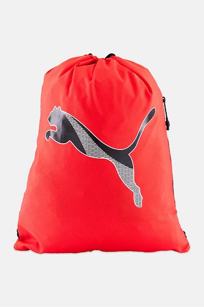 Puma حقيبة رياضية بشعار العلامة التجارية للرجال، 45 سم ارتفاع × 35 سم طول × 1 سم عرض، أحمر