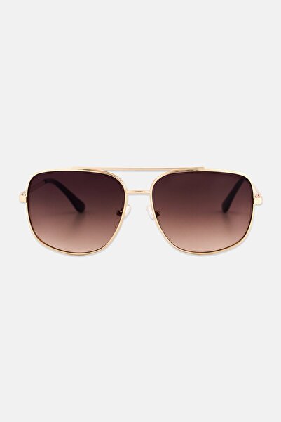 Guess Жіночі сонцезахисні окуляри GF0207 Aviator, коричневі