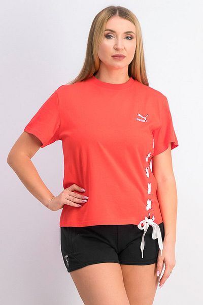 Puma Women Sportswear Fit Short Sleeve Outdoor Top, Pale Pink