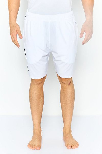 Ellesse Men Brand Logo Board Shorts Swimwear, White