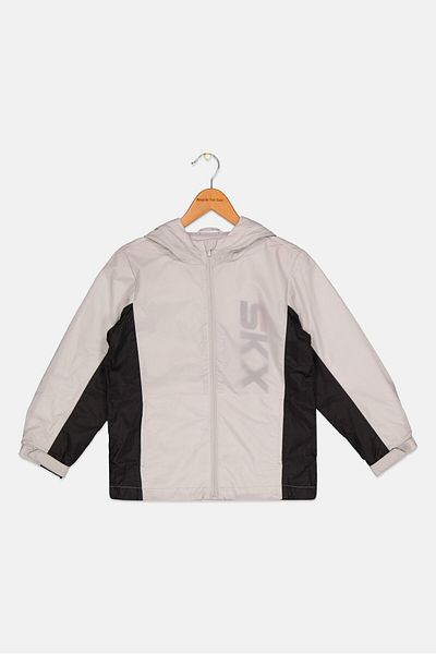SKECHERS Kids Boy Brand Logo Jacket, Grey