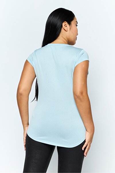 Puma Women Sportswear Fit Short Sleeve Training Top, Turquoise