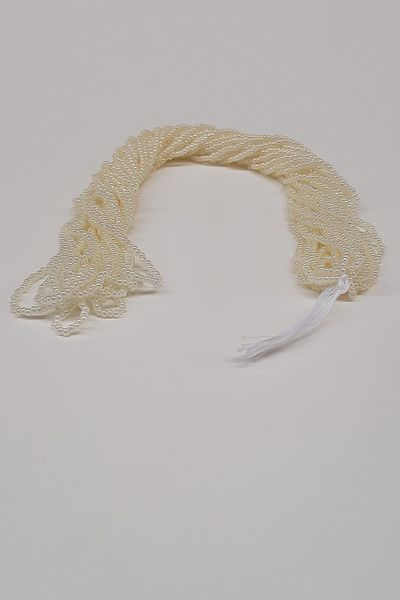 Hayalperest boncuk Shiny Light Cream String Sand Beads