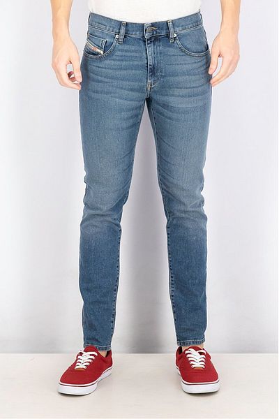 Diesel Men Slim Fit Stretchable Denim Jeans, Blue