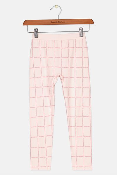 Puma Kids Girl Allover Print Sportswear Leggings, Pink
