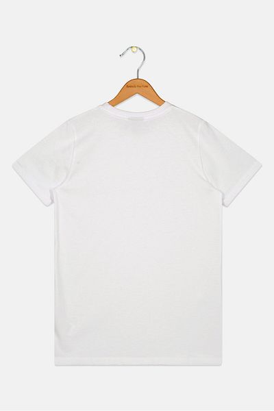 Ellesse Kids Boy Sportswear Fit Running T-shirt, White Combo