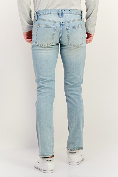 GAP Men Slim Fit Washed Stretchable Jeans, Light Blue