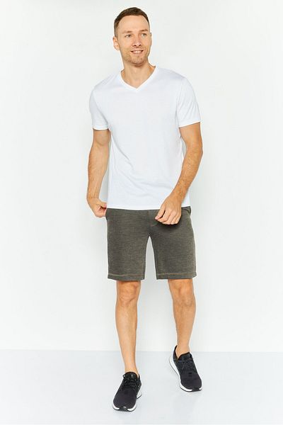 Champion Men Sportswear Fit Solid Outdoor Shorts, Stone Brown