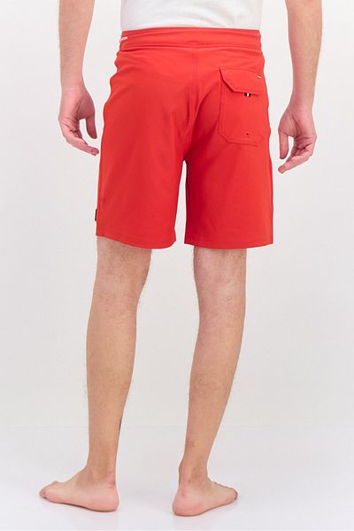 Hurley Men Drawstring Brand Logo Print Board Short, Red