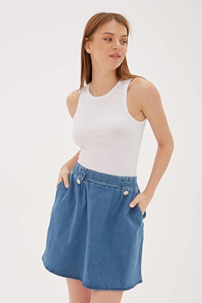 Fashion Friends Crop Tank White / White